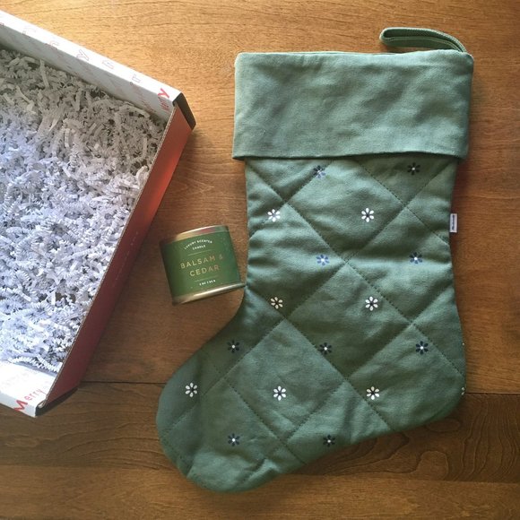 Madewell stocking+candle gift box NWOT - Picture 1 of 9